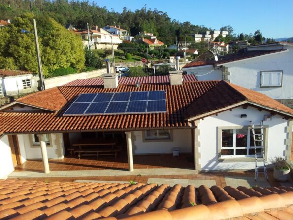 Fotovoltaica casa particular en Pontevedra Galicia