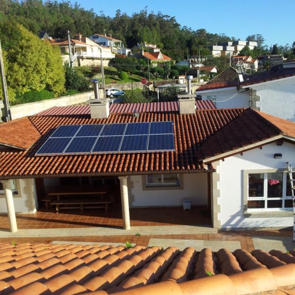 Fotovoltaica casa Pontevedra Fotovoltaica casa particular en Pontevedra Galicia