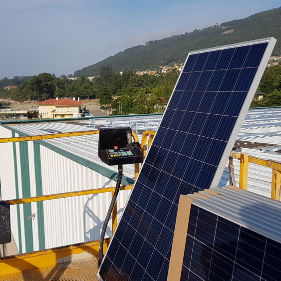 Pontevedra_solar Paneles fotovoltaicos sobre cubierta