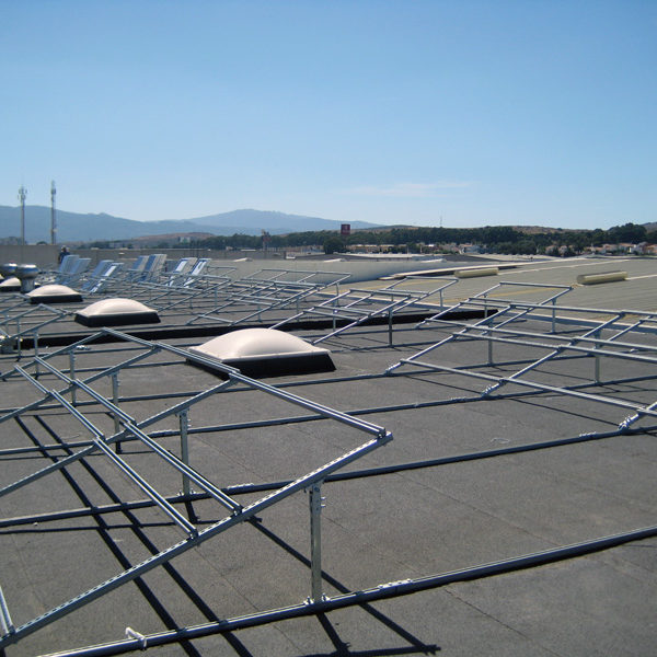 Estructura fotovoltaica inclinación 30 grados