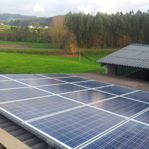 Fotovoltaica granja vacas lugo