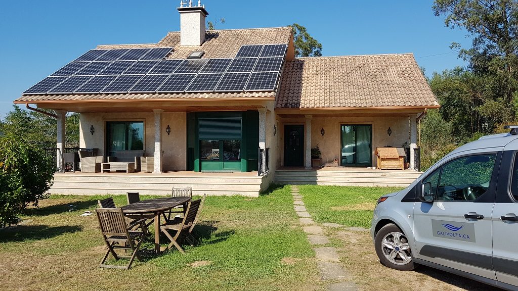 Fotovoltaica con batería de litio inteligente